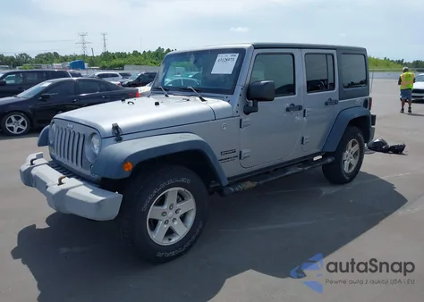 2016 Jeep Wrangler Unlimited Sport из США, поврежденный, VIN 1C4BJWDG8GL160474